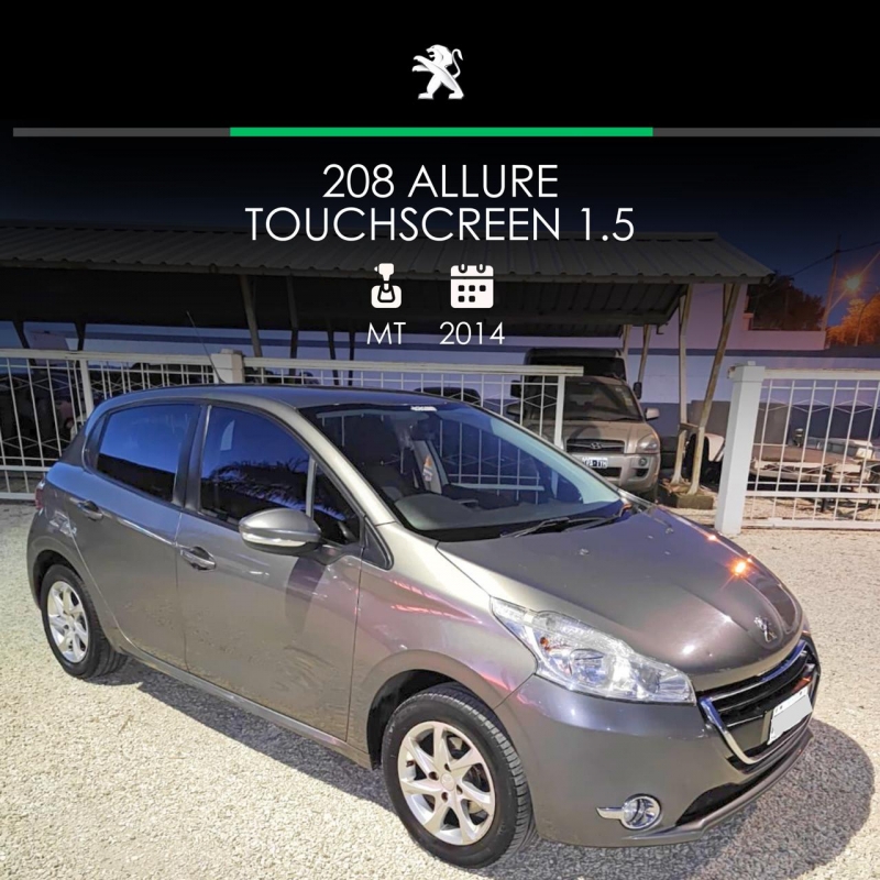 Peugeot - 208 ALLURE TOUCH SCREEN  - 1.5 - 2014